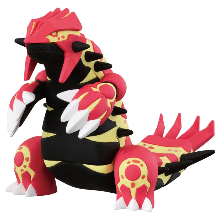 Moncolle Genshi Groudon figure from Japan, detailed Pokemon model