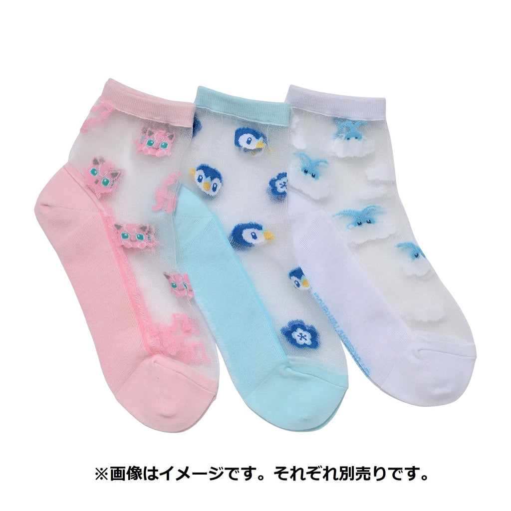 [Choice] Middle socks see-through Piplup (23-24cm)