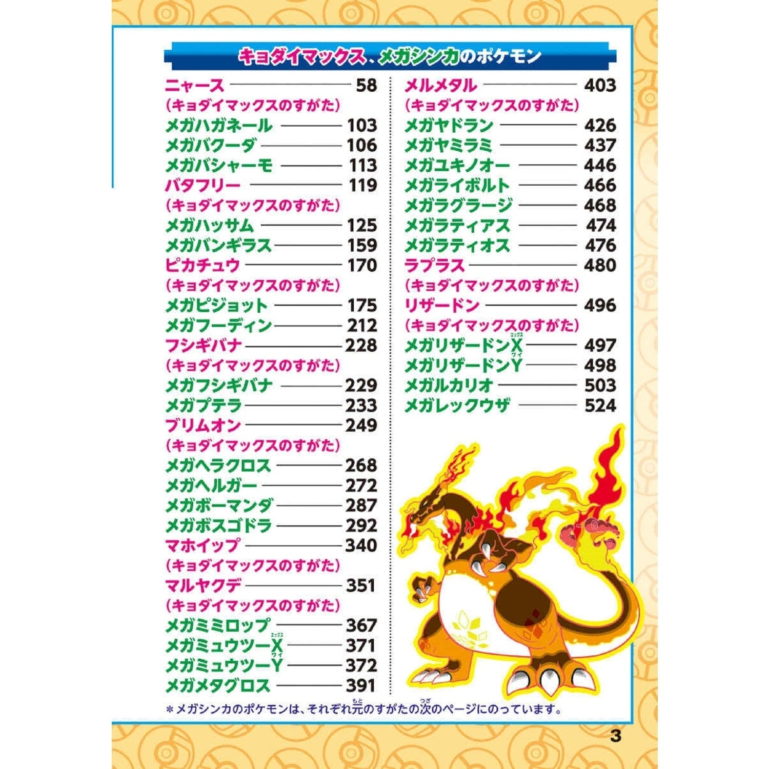 898 Pikise set! Pokemon Encyclopedia Volume 2