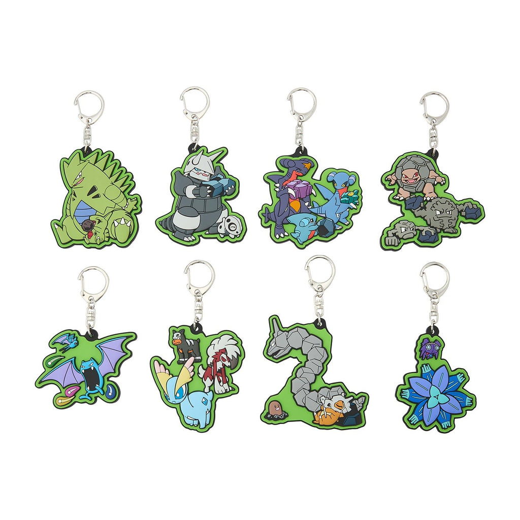 CAVE DWELLER Pokemon keychain from Japan, detailed rubber design