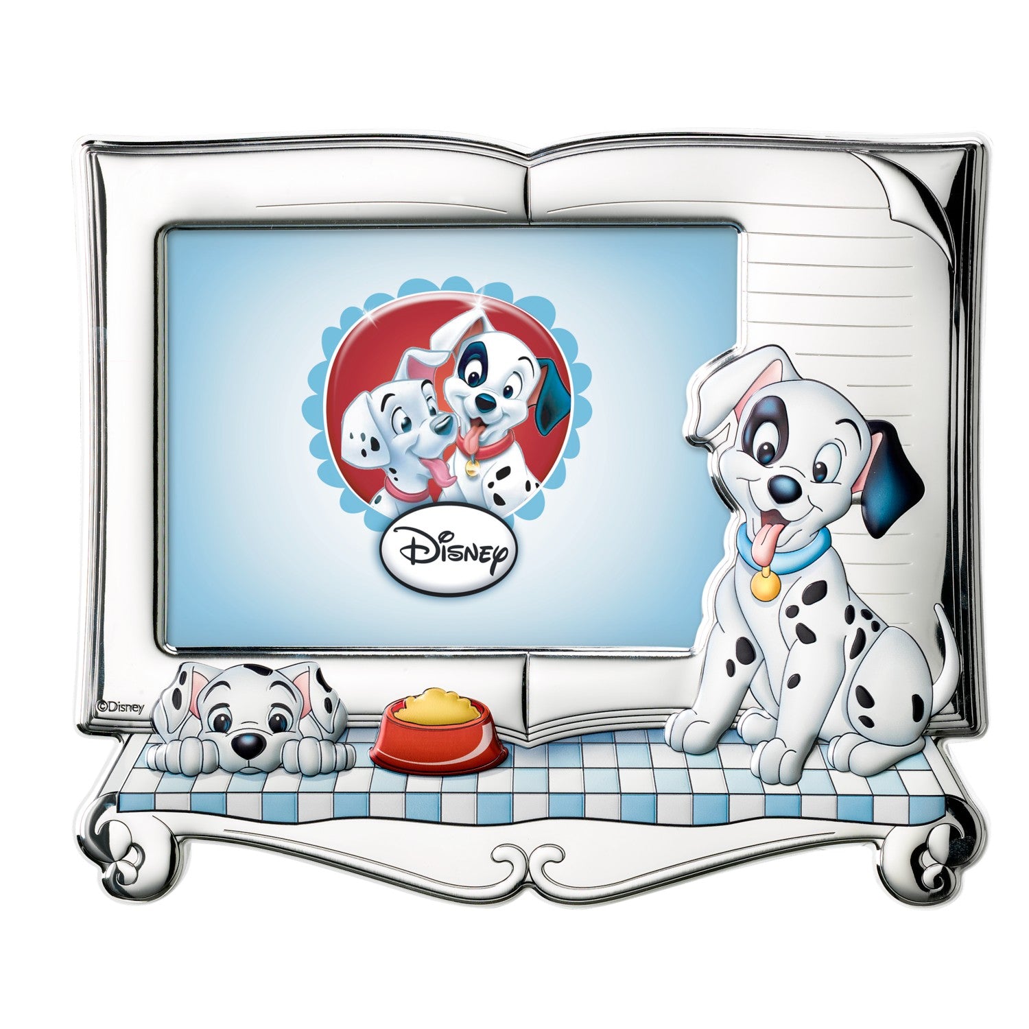 [Directly imported from Italy] VALENTI photo frame silver processing 101 Dalmatians (book) D270 4LC 13x18cm 2L size