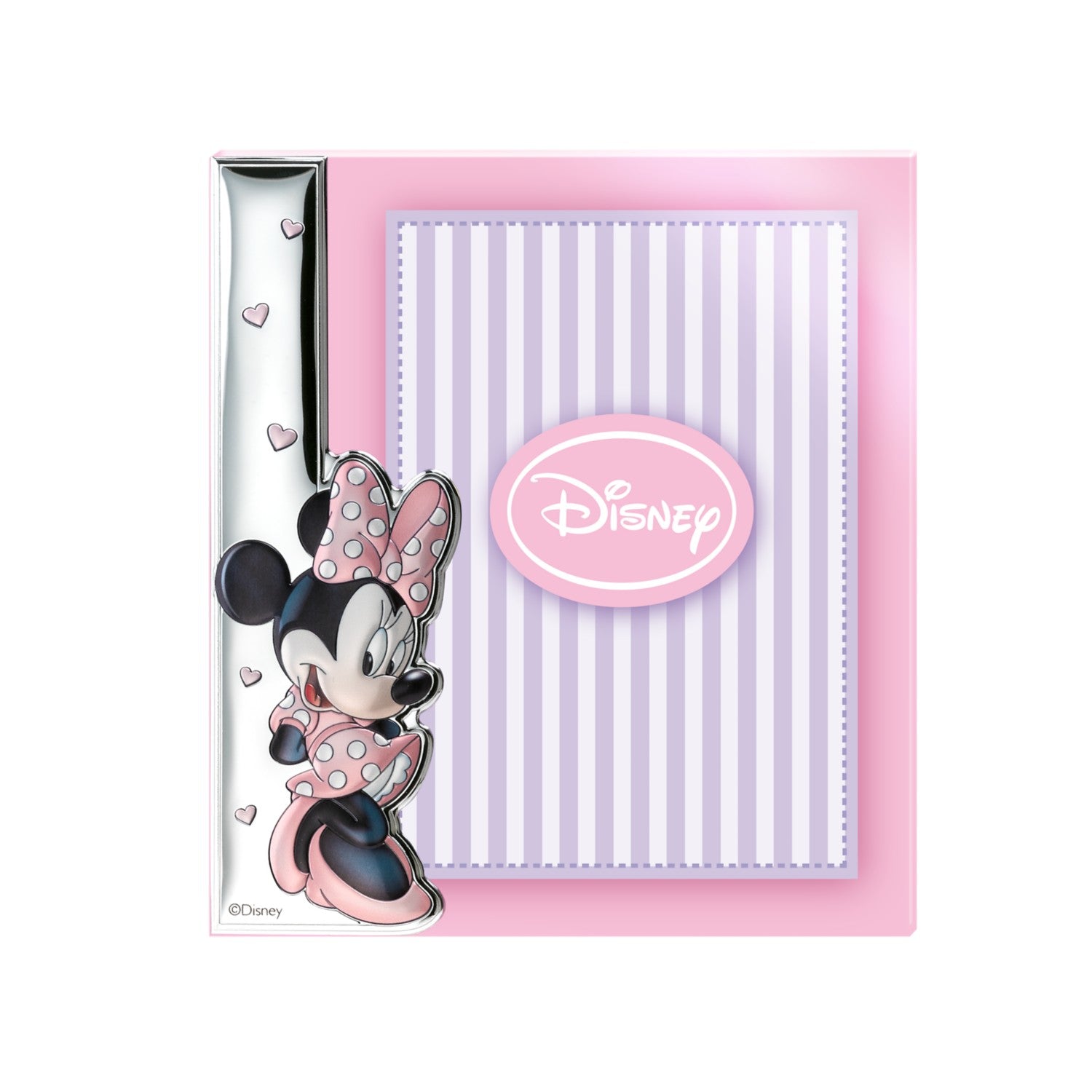 Minnie Mouse photo frame with silver processing from Japan, 15x20cm