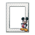[Directly imported from Italy] VALENTI photo frame silver processing Mickey Mouse (dot pattern) D294 4LC 13x18cm 2L size