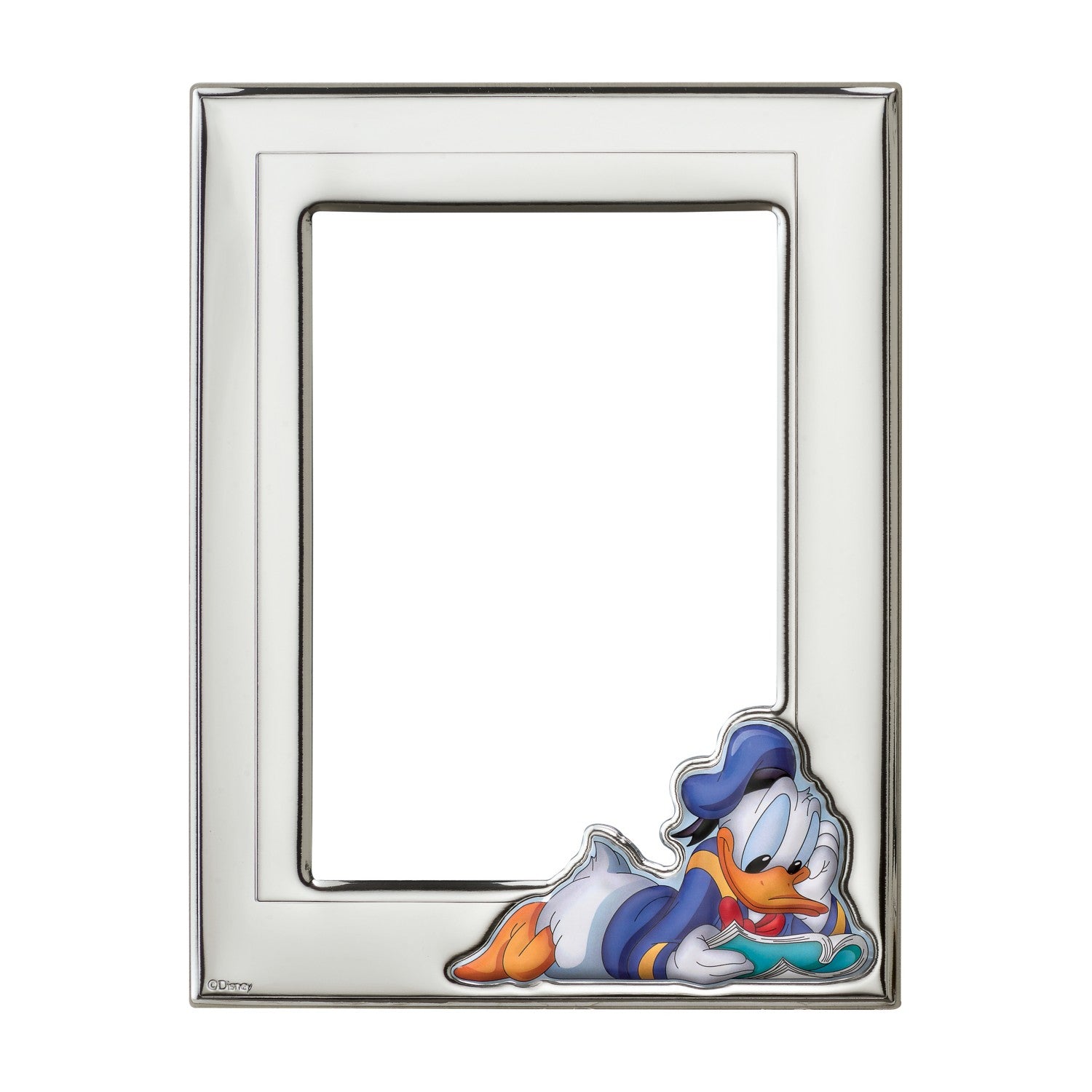 [Directly imported from Italy] VALENTI photo frame silver processing Donald Duck (silver) D304 4LC 13x18cm 2L size