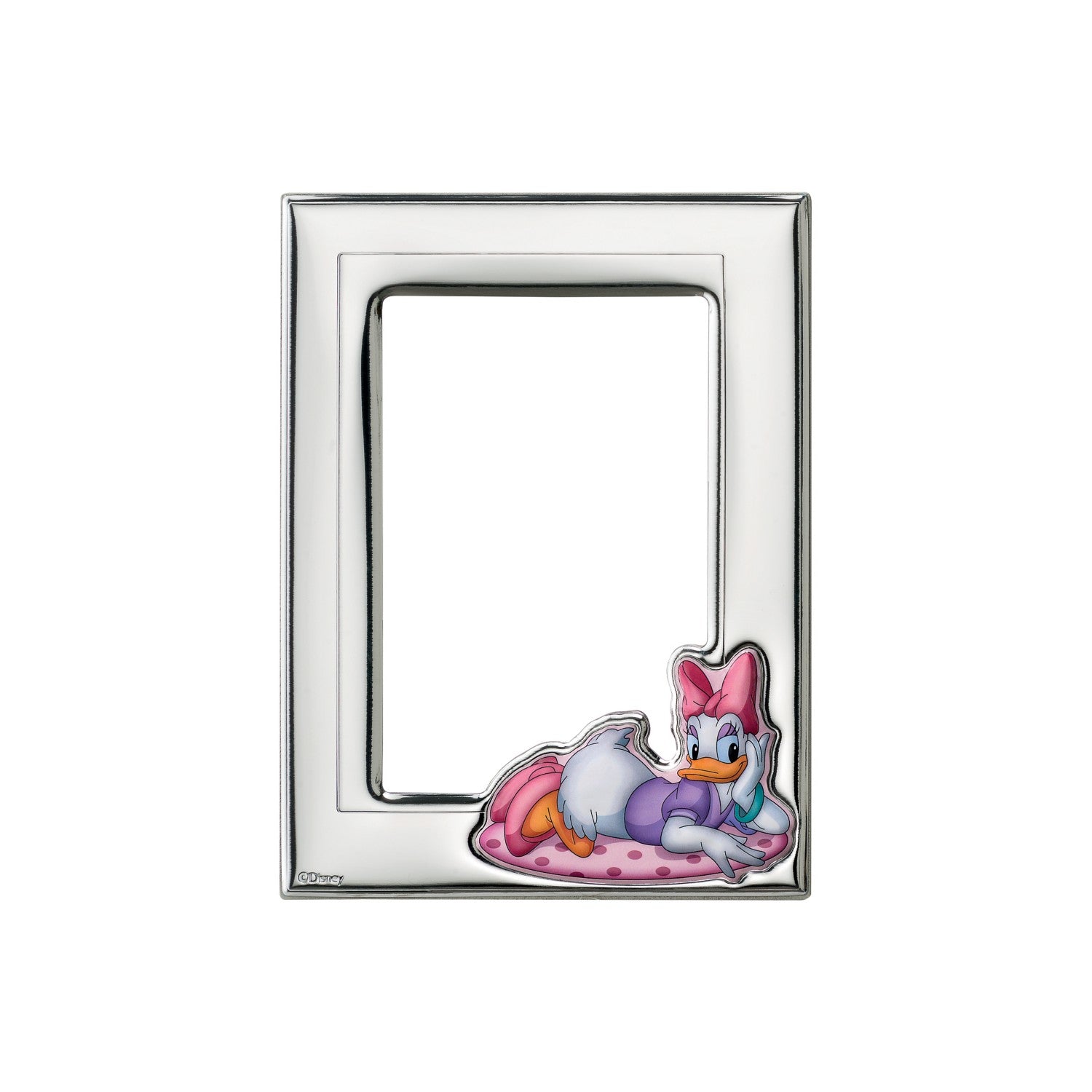 [Directly imported from Italy] VALENTI Photo Frame Silver Processed Daisy Duck (Silver) D309 3LRA 9x13cm L size