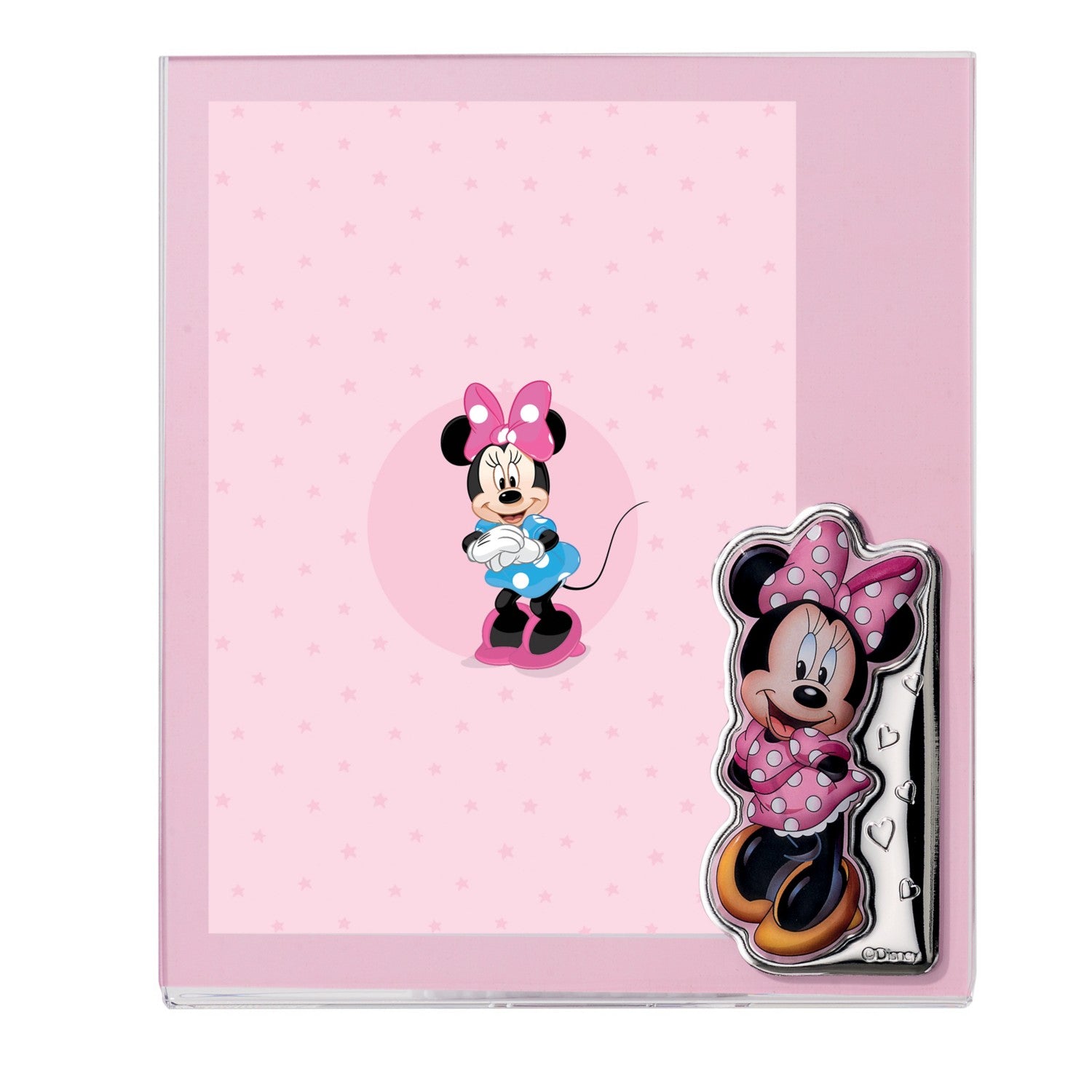 [Directly imported from Italy] VALENTI Plexiglas photo frame Silver processing Minnie Mouse (B) D321 4XRA 15x20cm 2L size