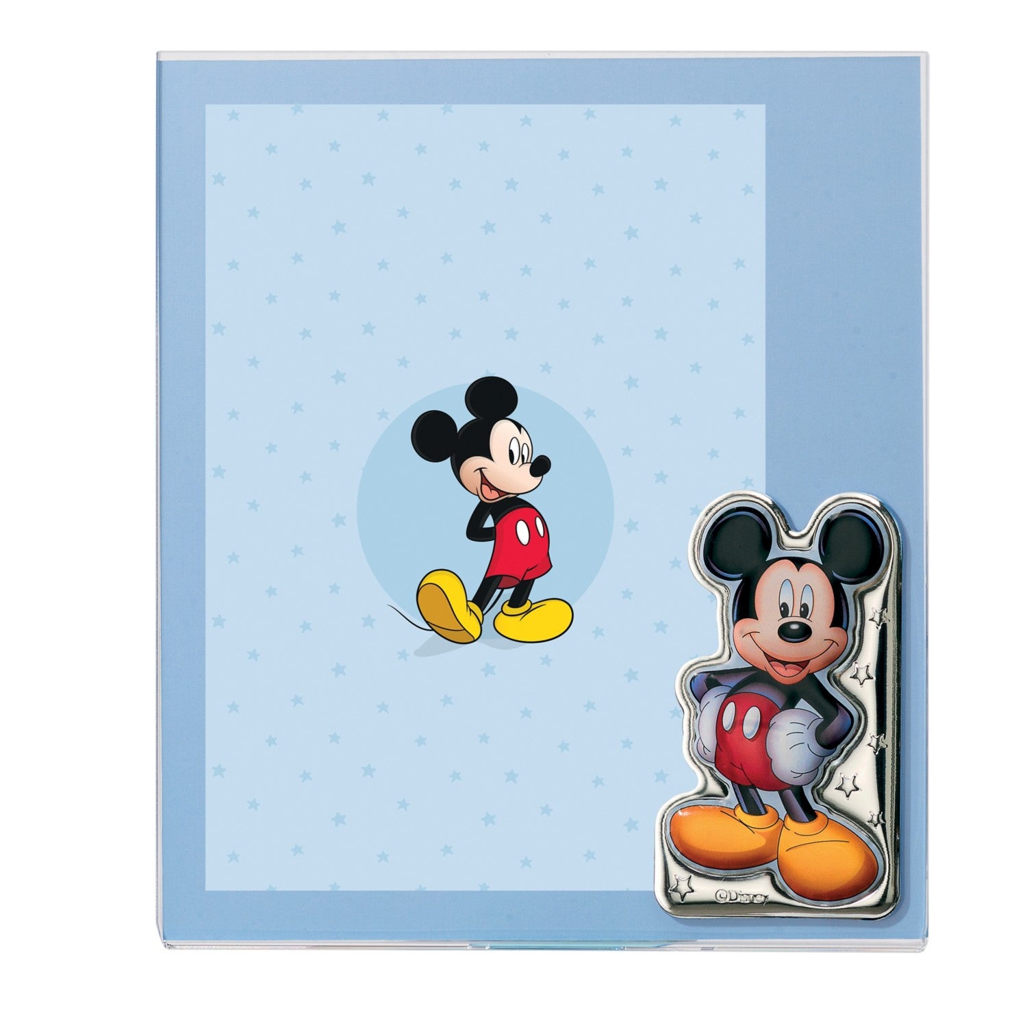 [Directly imported from Italy] VALENTI plexiglass photo frame silver processing Mickey Mouse (B) D325 4XC 15x20cm 2L size