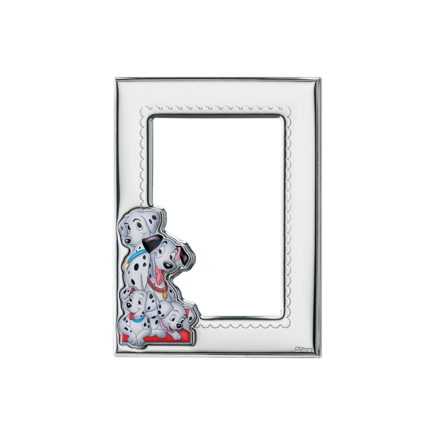 [Directly imported from Italy] VALENTI photo frame silver processing 101 Dalmatians Blue D314 3LC 9x13cm L size