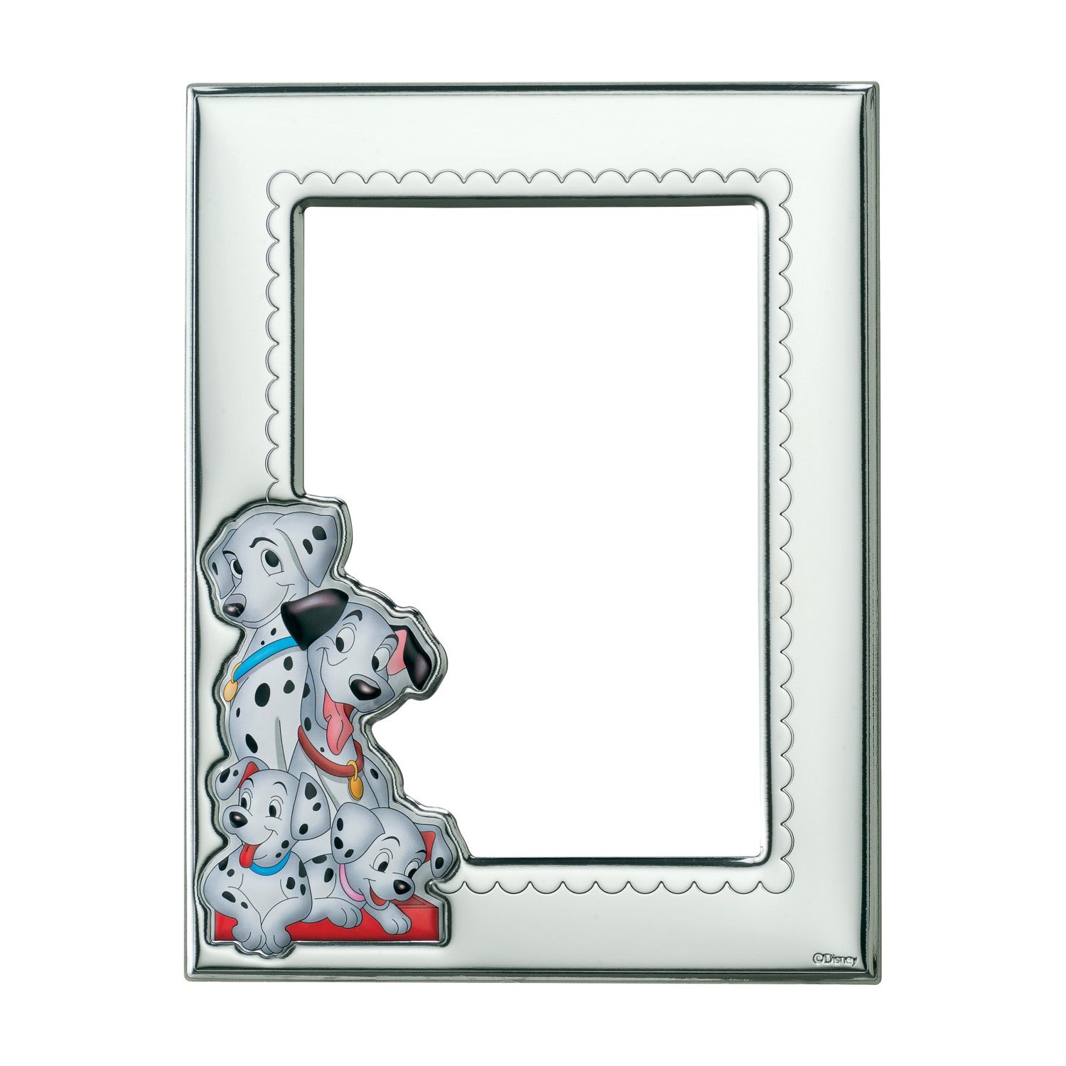 [Directly imported from Italy] VALENTI photo frame silver processing 101 Dalmatians pink D314 3LRA 9x13cm L size