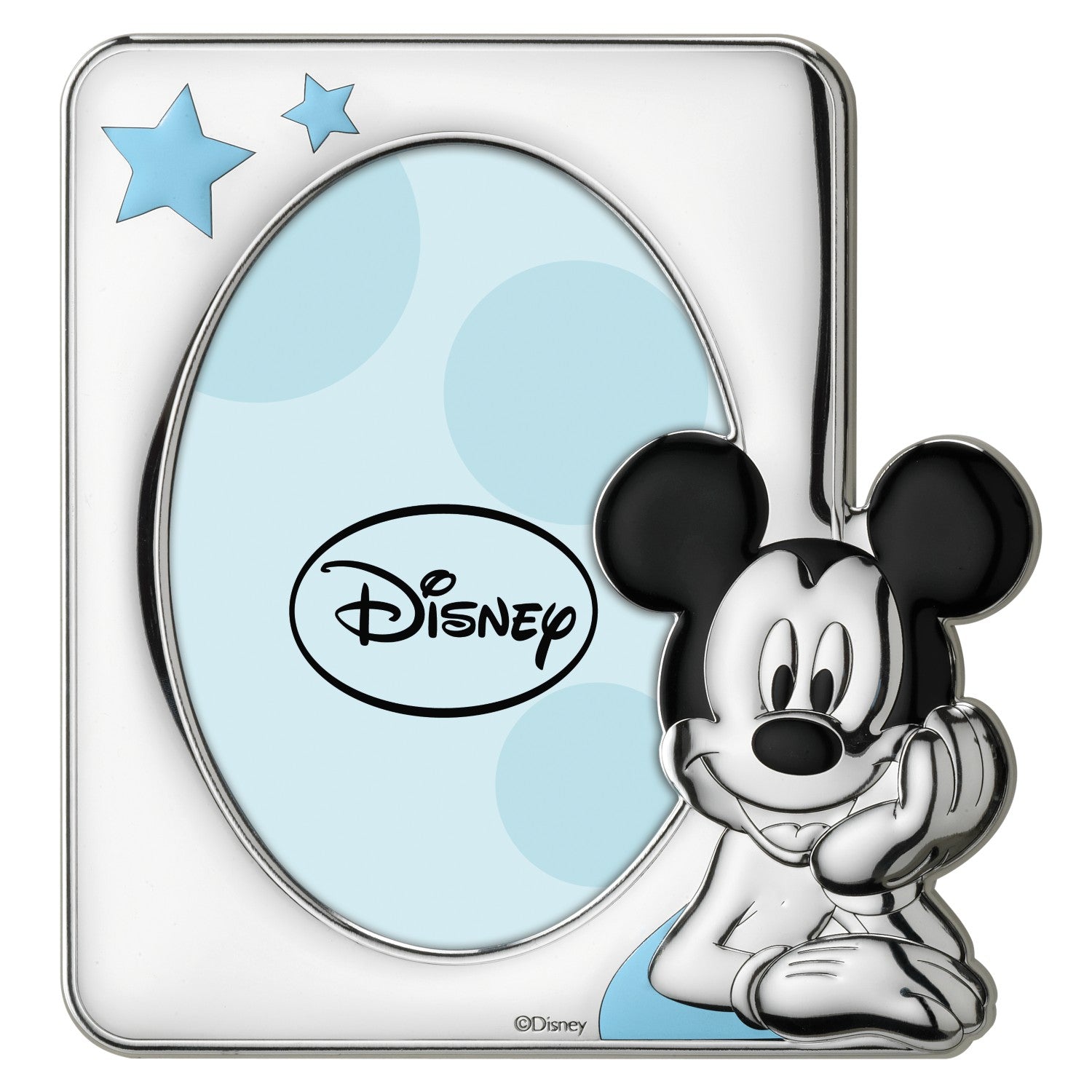[Directly imported from Italy] VALENTI photo frame silver processing Mickey Mouse (star) D103 4LC 13x18cm 2L size