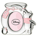 [Directly imported from Italy] VALENTI Photo Frame Silver Processed Winnie the Pooh Pink (Honey Pot) D105 3XLRA 10x15cm Postcard Size
