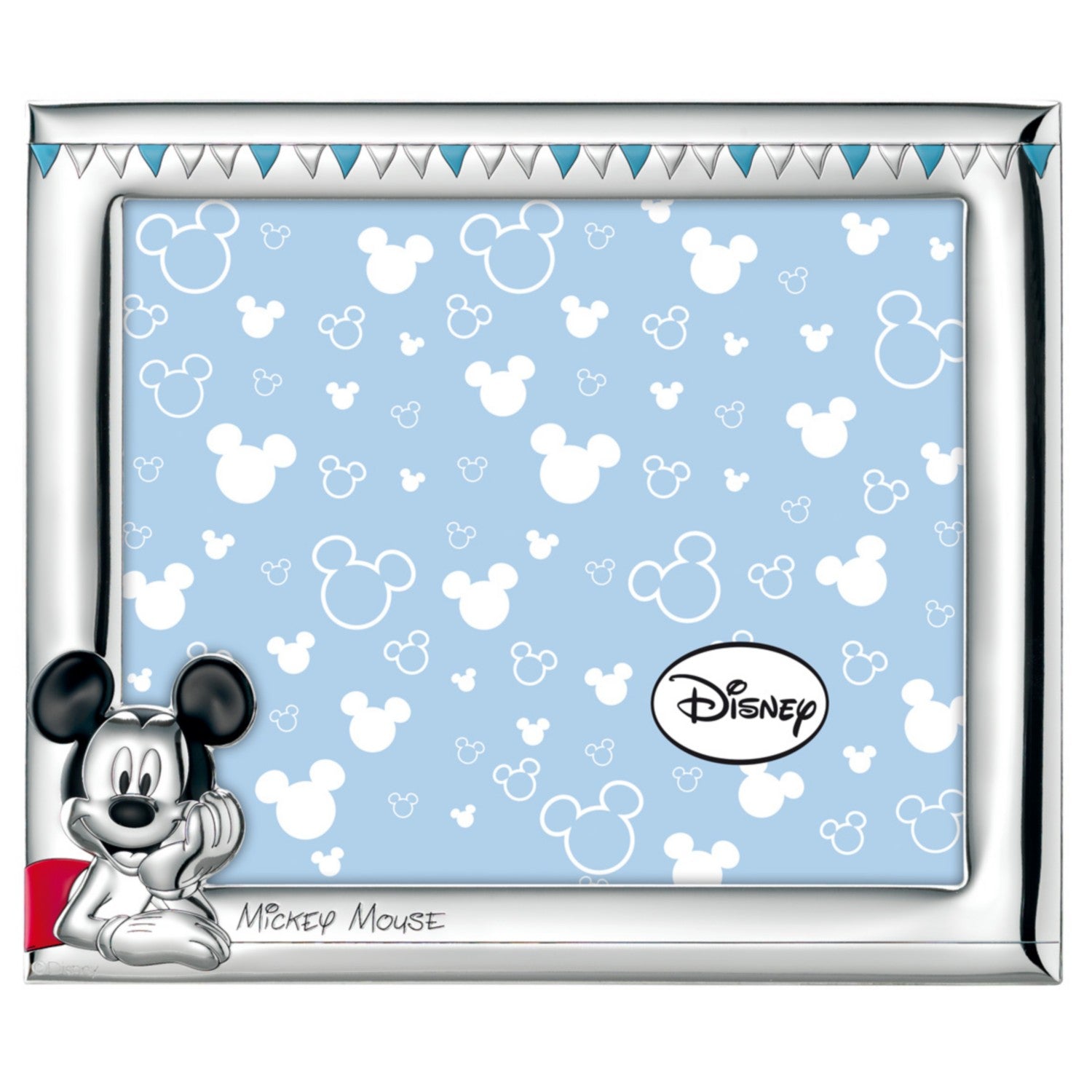 [Directly imported from Italy] VALENTI Photo frame Silver processing Mickey Mouse (horizontal) D161 4LC 21x17cm