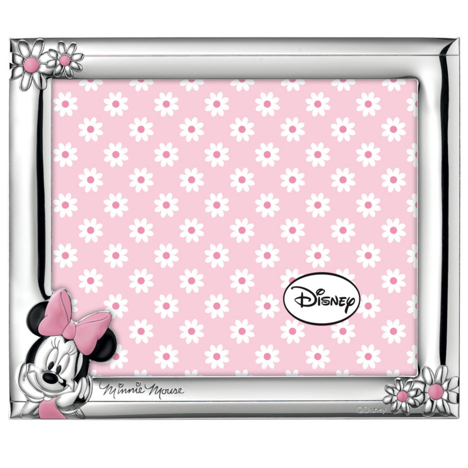 [Directly imported from Italy] VALENTI photo frame silver processing Minnie Mouse (horizontal) D163 4LRA 21x17cm