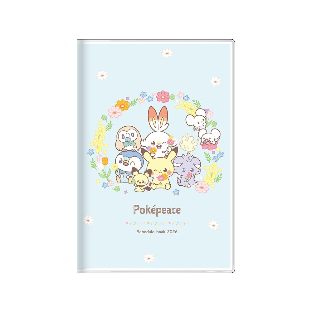 Pokemon Notebook Monthly B7 Poke Piece Collection 2026 with colorful cover from Japan