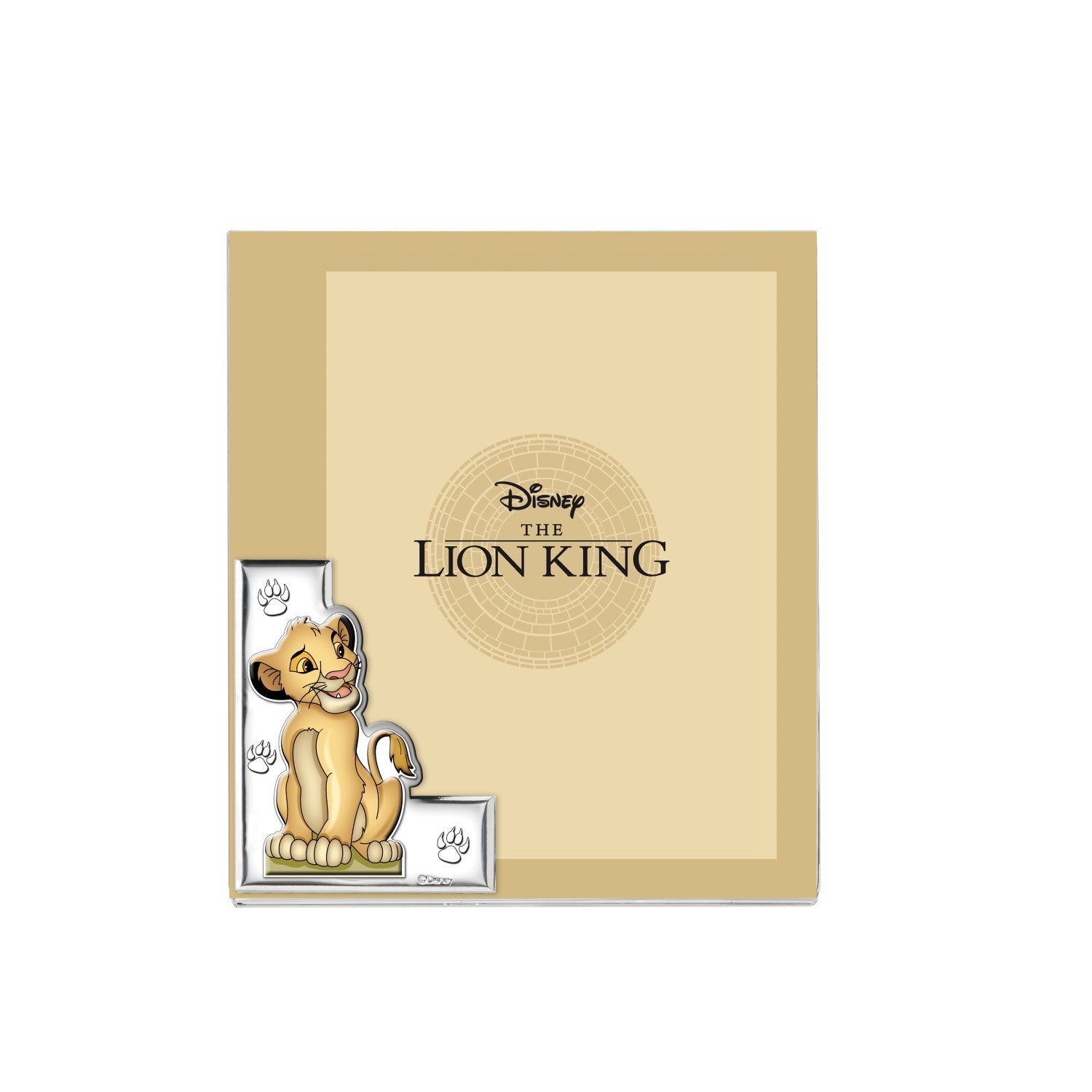 [Directly imported from Italy] VALENTI Plexiglas photo frame Silver processing Lion King (A) D408 4X 15x20cm 2L size