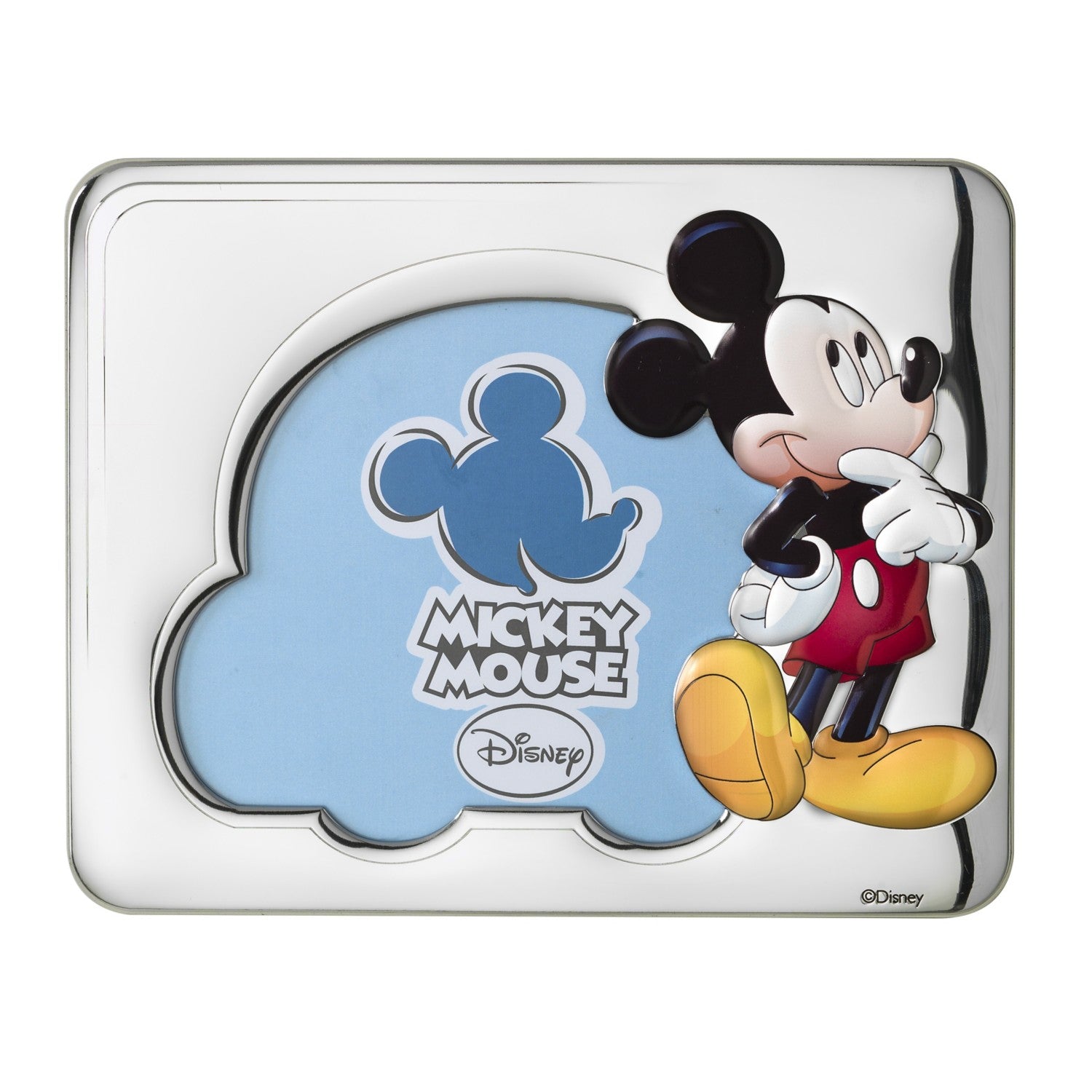 [Directly imported from Italy] VALENTI photo frame silver processing Mickey Mouse (car cutout) D222 4LC 13x18cm 2L size
