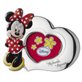 [Directly imported from Italy] VALENTI photo frame silver processing Minnie Mouse (heart) D230 3XLRA 13x11cm L size