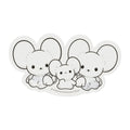 Pokemon Sticker Narwhal Mouse (3-breasted family)