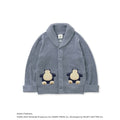 [gelato pique] [Unisex] Baby moco jacquard shawl cardigan navy S-M/M-L