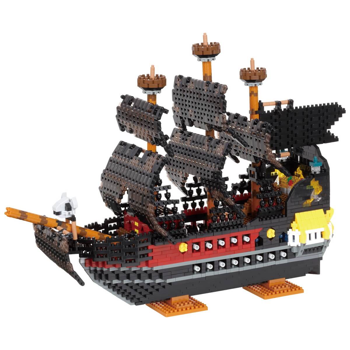 Nanoblock Pirate Ship Deluxe Edition