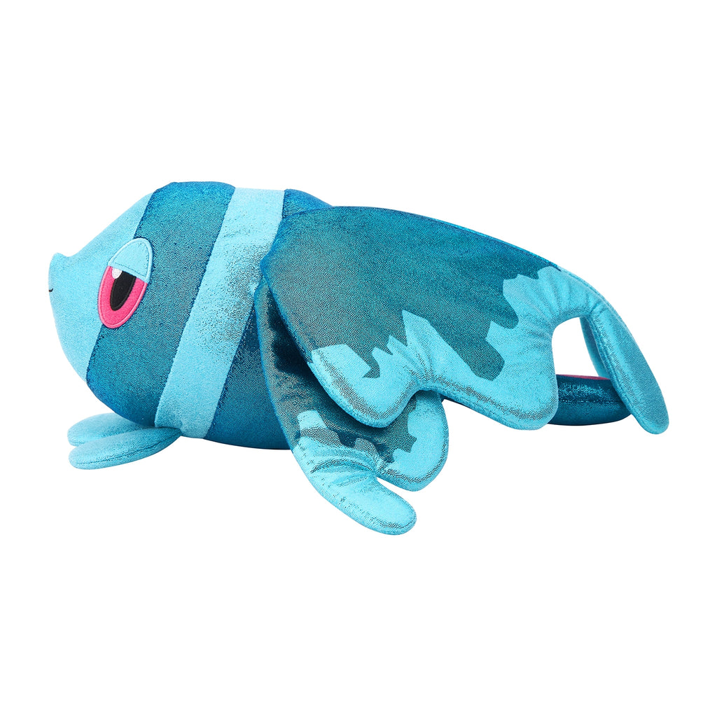Close-up of Kirarin Glitter Plush Toy Neorant's face, Japan exclusive