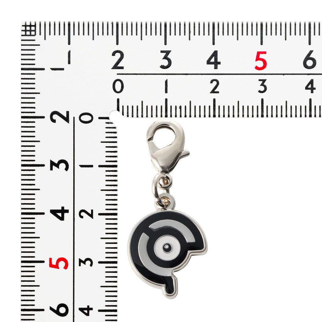 National Encyclopedia Metal Charm 201-C, shiny metal finish from Pokemon Center Japan