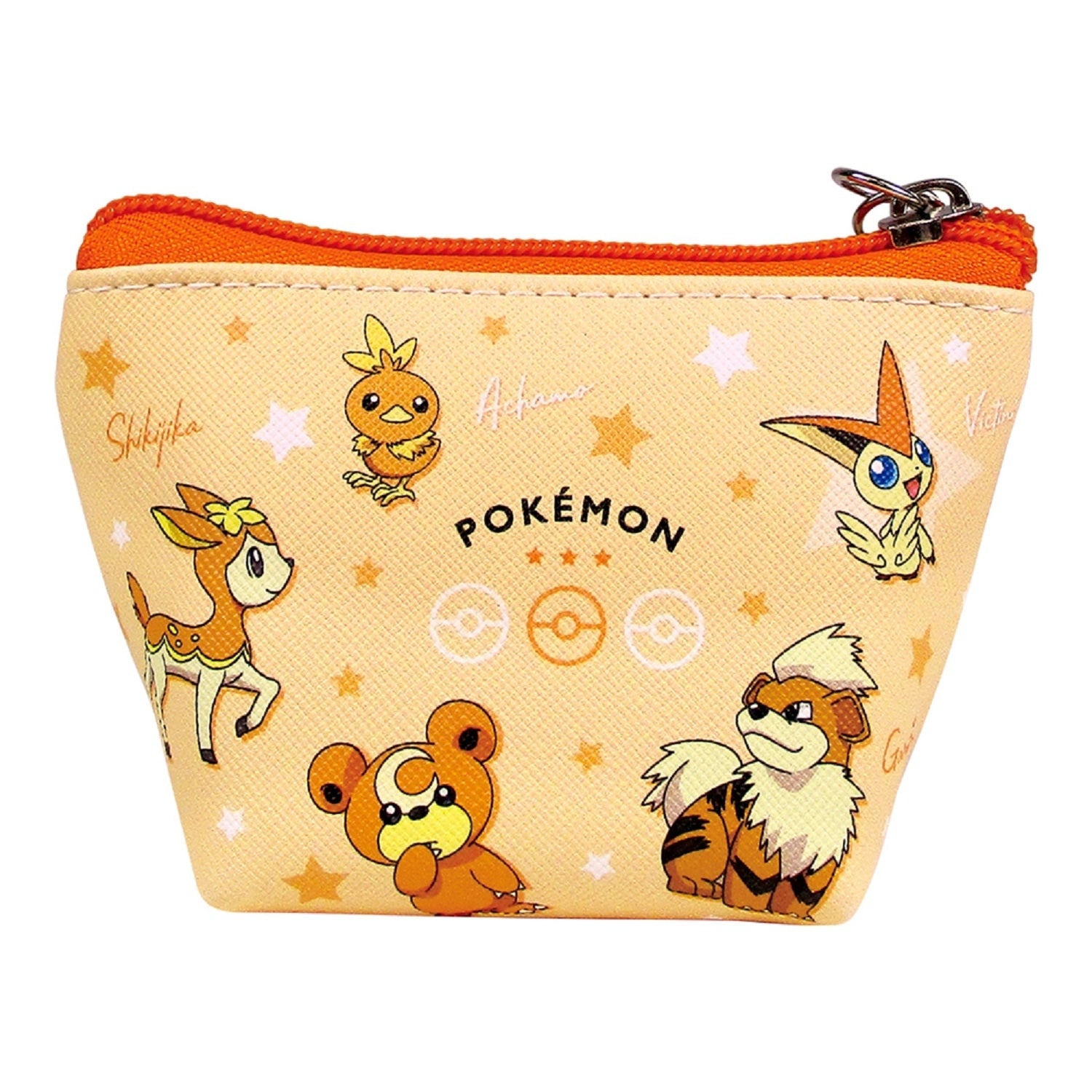 Triangular mini pouch colors/orange