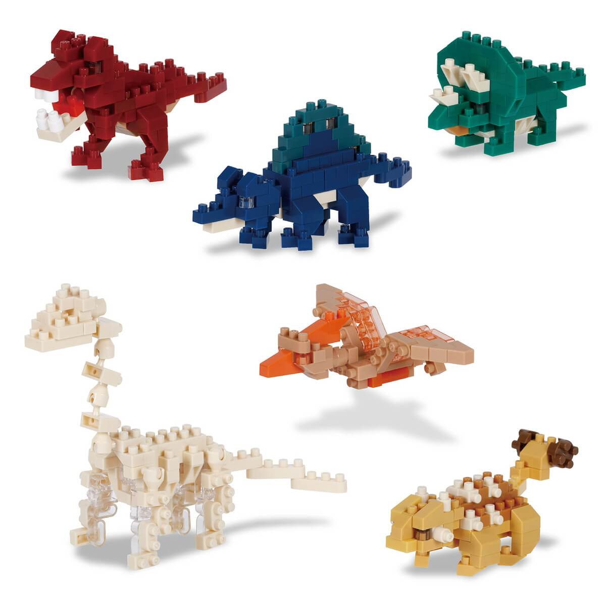 Nanoblock Mini Nano Dinosaur (BOX)