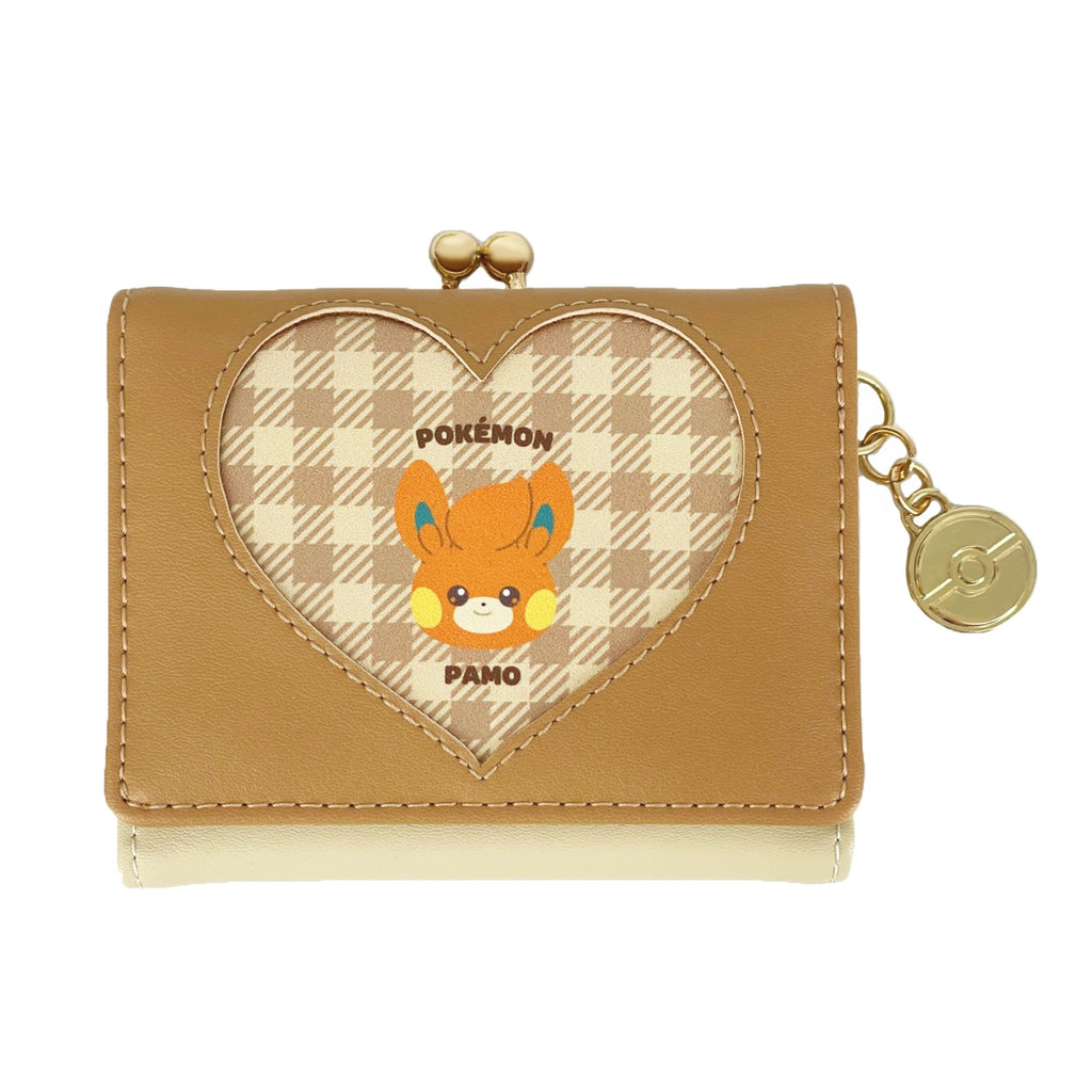 Clasp mini wallet heart window series pamo