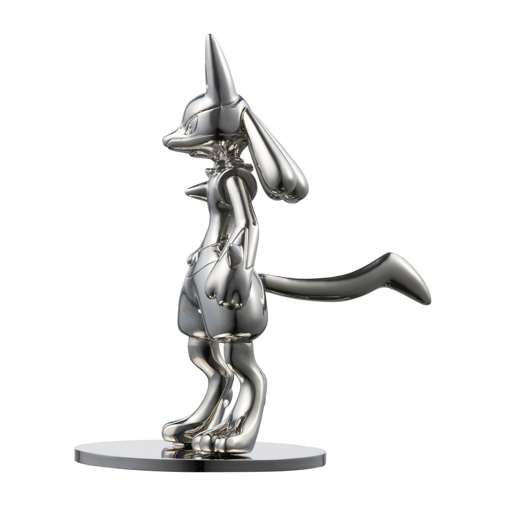 Pokemon Lucario figure, authentic Japan merchandise, side view