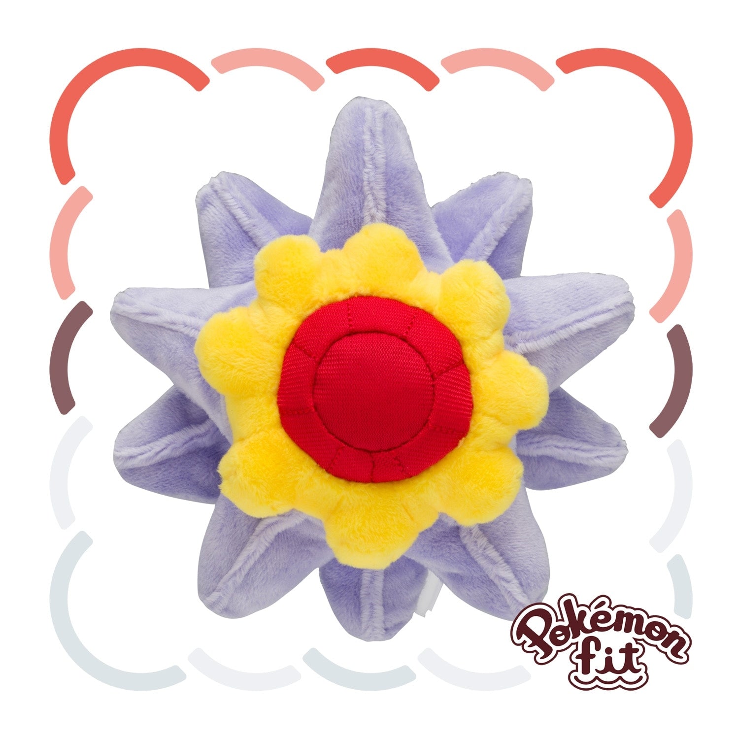Starmie Plush from Japan with sparkly accents