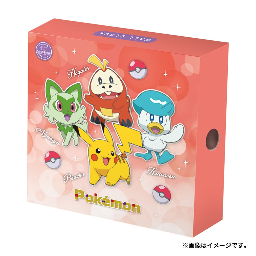 Pokemon Index wall clock glitter/good friends, authentic Japanese collectible