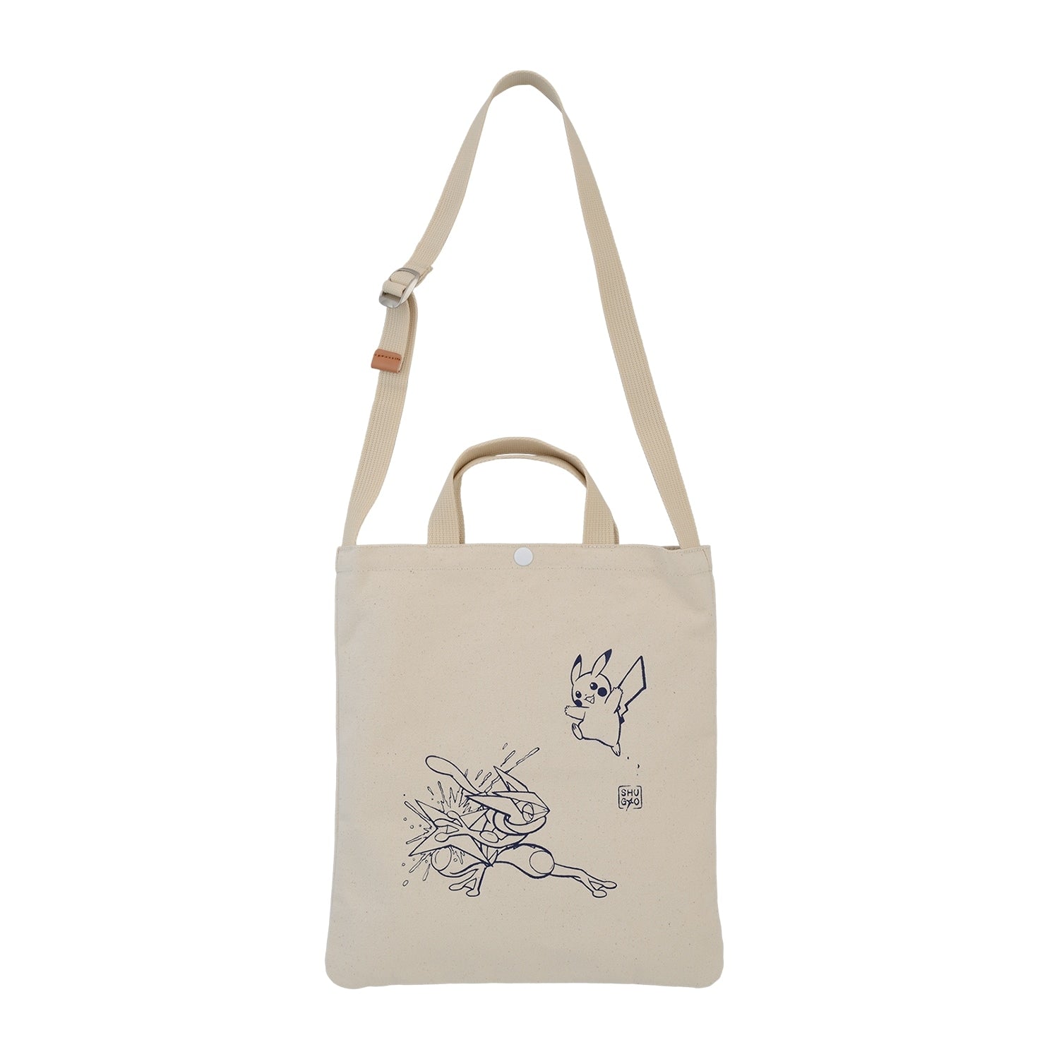 2WAY tote bag Gekkouga and Pikachu NINJA SHUGYO