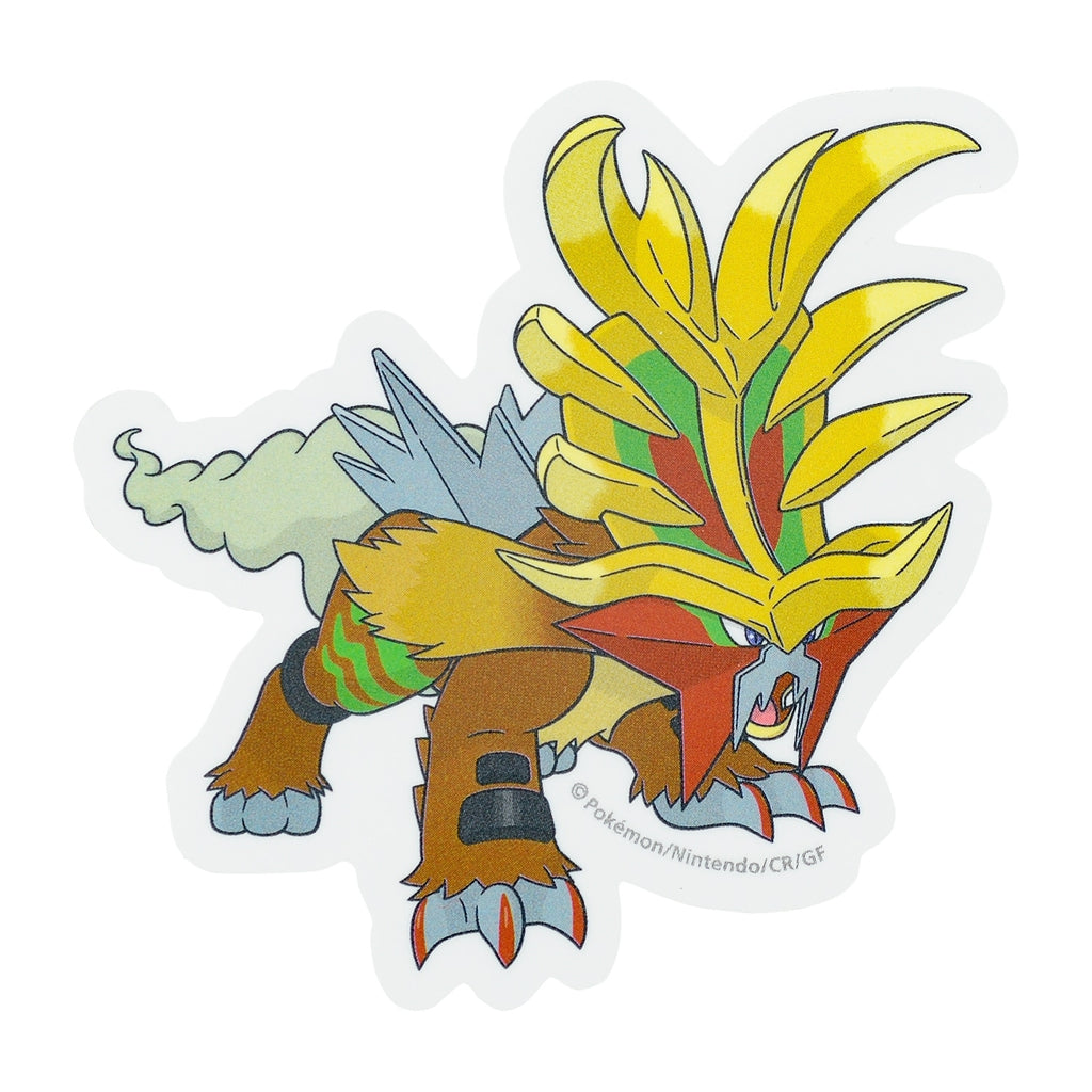 Pokemon Sticker Ugatsuhomura from Japan, featuring Gouging Fire with fire and dragon details