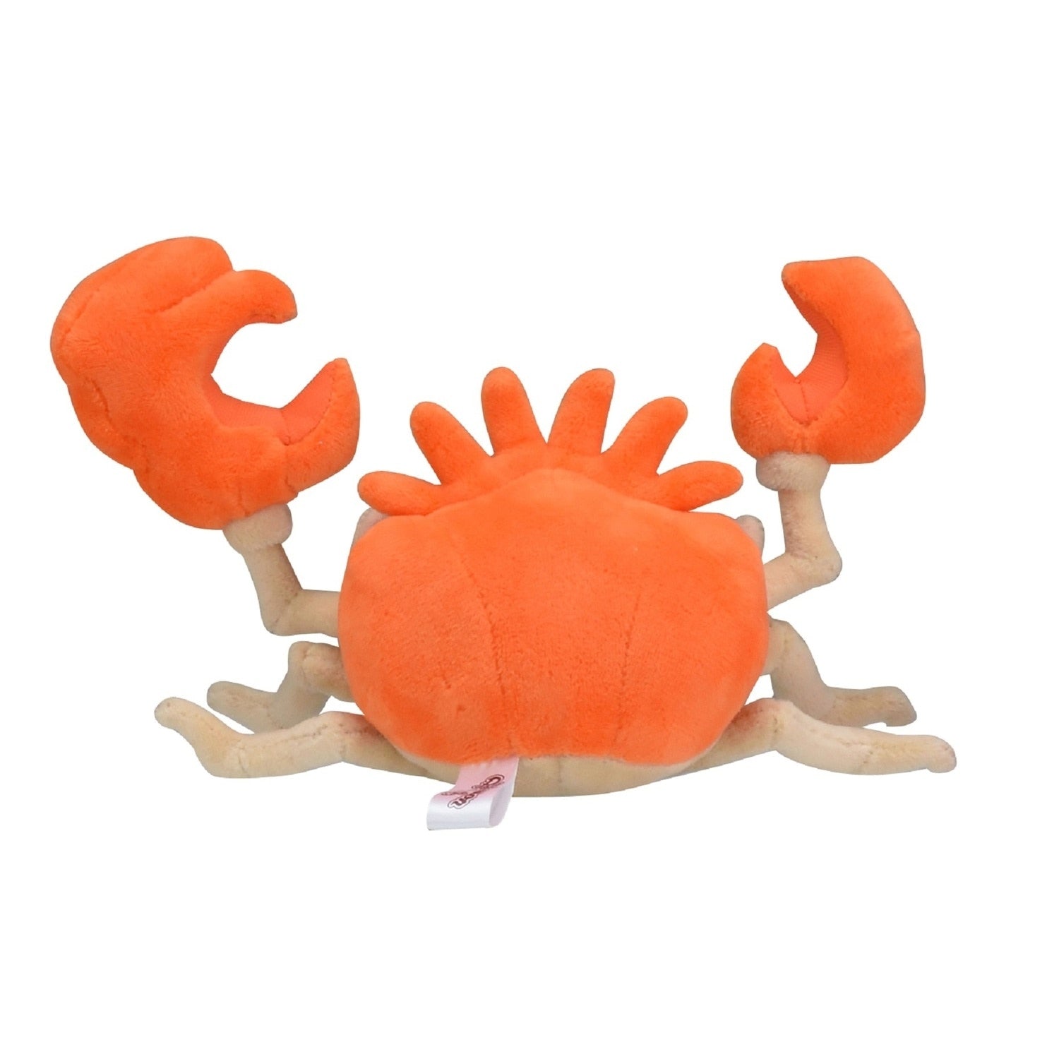 Authentic Japanese Kingler Pokemon Plush, detailed design and vibrant colors from Pokemon Center Online
