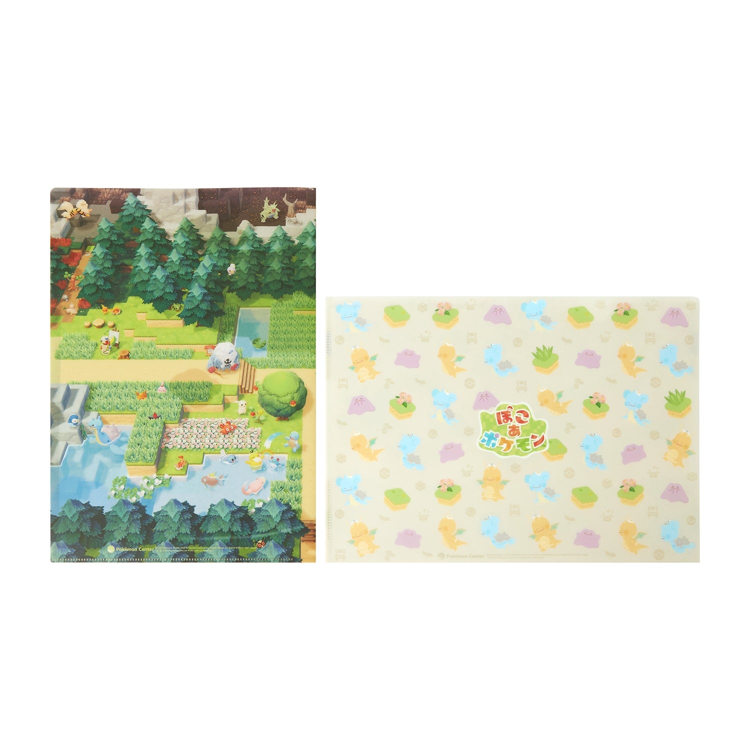 A4 clear file set of 2 Poko A Pokemon
