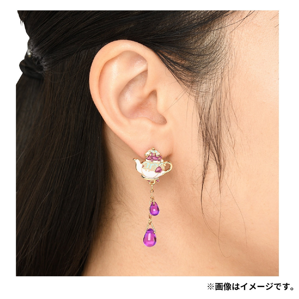 Japanese Pokémon earrings with unique Yabacha_Pot design and high-quality materials