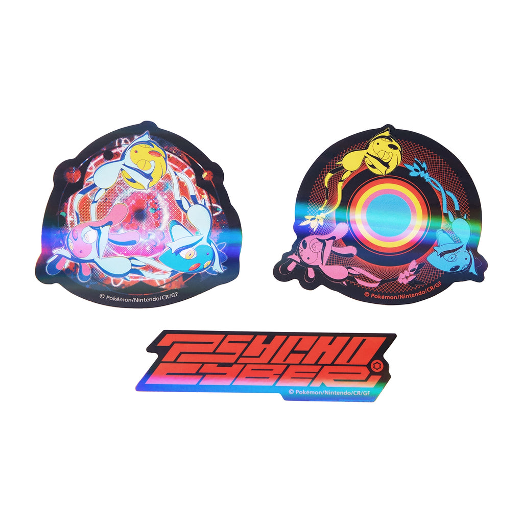Official Pokemon Center Japan Uxie stickers, collectible item with detailed design from Japan