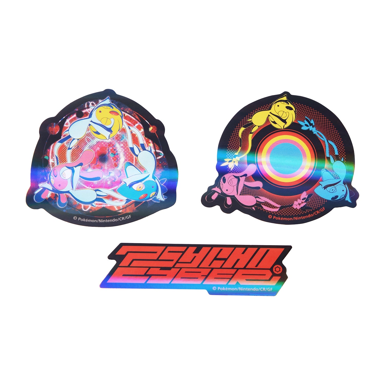Official Pokemon Center Japan Uxie stickers, collectible item with detailed design from Japan