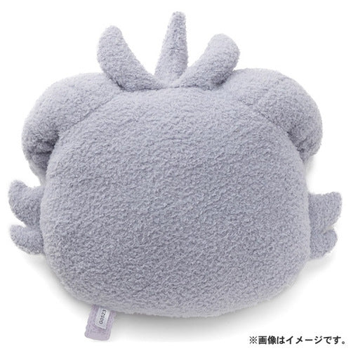 Japanese exclusive Pokepiece plushie face cushion with vibrant colors from Japan