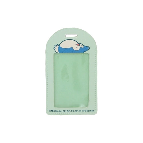 Close-up of Snorlax face on luggage tag, sourced from Japan