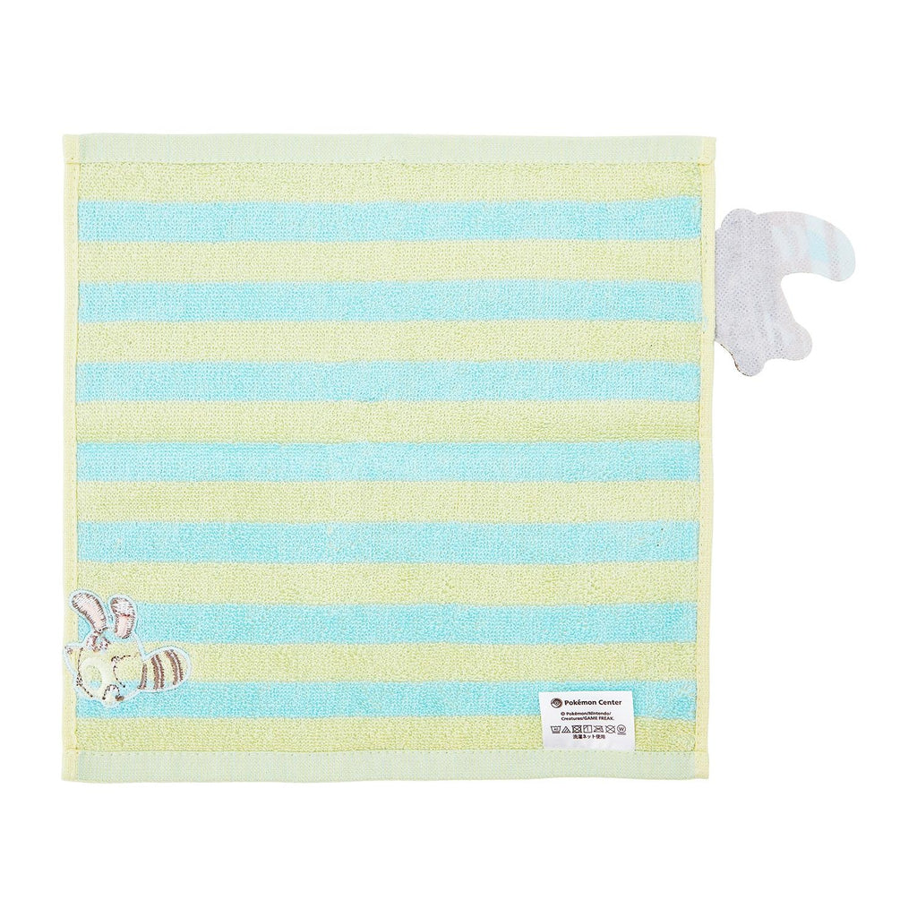 Close-up of Pokemon Hand Towel Nakibeso Otachi & Otachi, made in Japan with high-quality materials