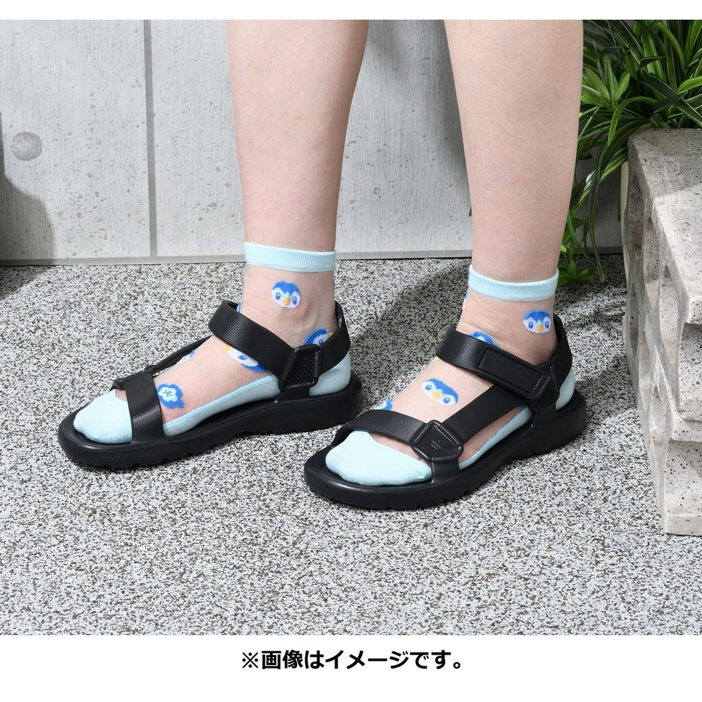 [Choice] Middle socks see-through Piplup (23-24cm)