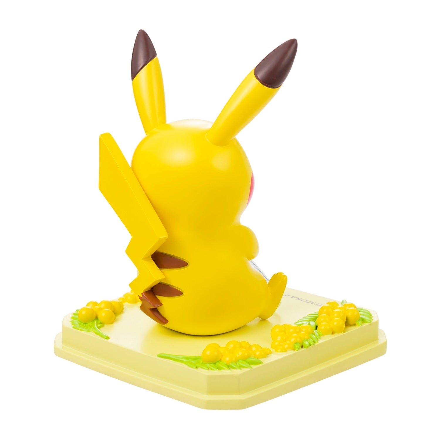 Pikachu collectible figure from Japan, Mimosa flower vase, Pokemon design