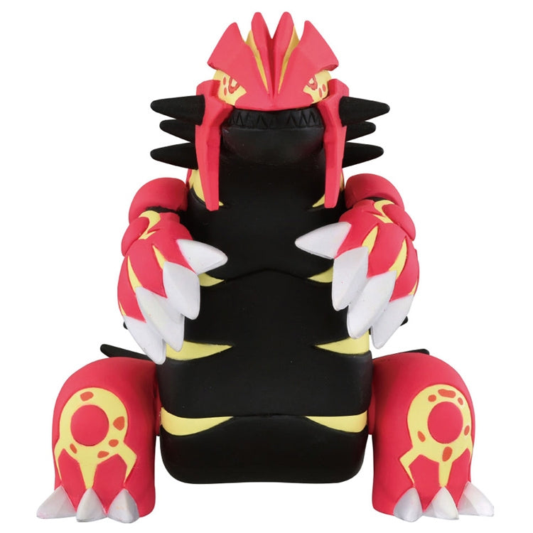 Groudon figure with vibrant colors, authentic Japanese collectible