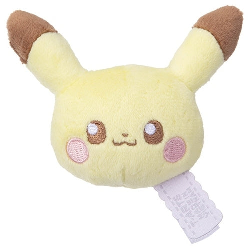 Authentic Japanese Pikachu plush badge, detailed embroidery from Japan