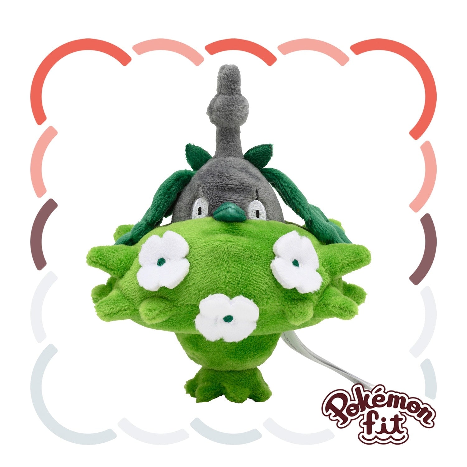 Pokémon Fit Plush #413 Wormadam (Plant Cloak) — Official Japan