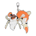 Kingler metal charm with pincer details, from Japan