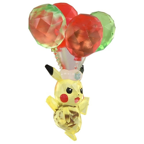 Close-up of Star Pikachu's wings, authentic Japanese Pokemon figure