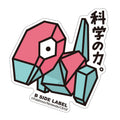 B-SIDE LABEL Pokemon Sticker 137, featuring a colorful character design from Japan